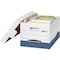 Bankers Box Storage Box, 580 lb, Ltr/Lgl, 12"x16"x10", 4/CT, Blue/White PK FEL0724303 - alternate 2